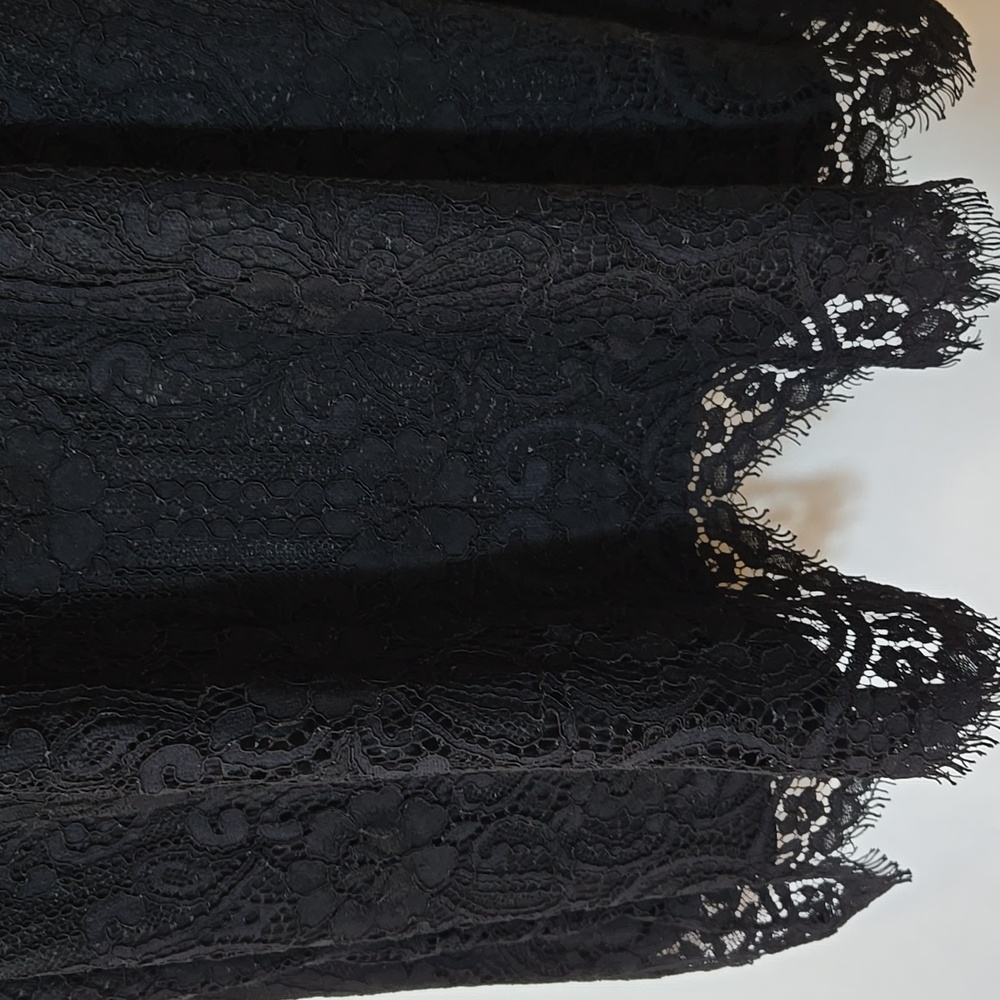 Torrid Black Lace Goddess Mock Neck Top Size 3 / 3X Whimsigoth Romantic Feminine - Picture 8 of 16